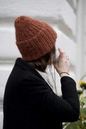 Grüner beanie