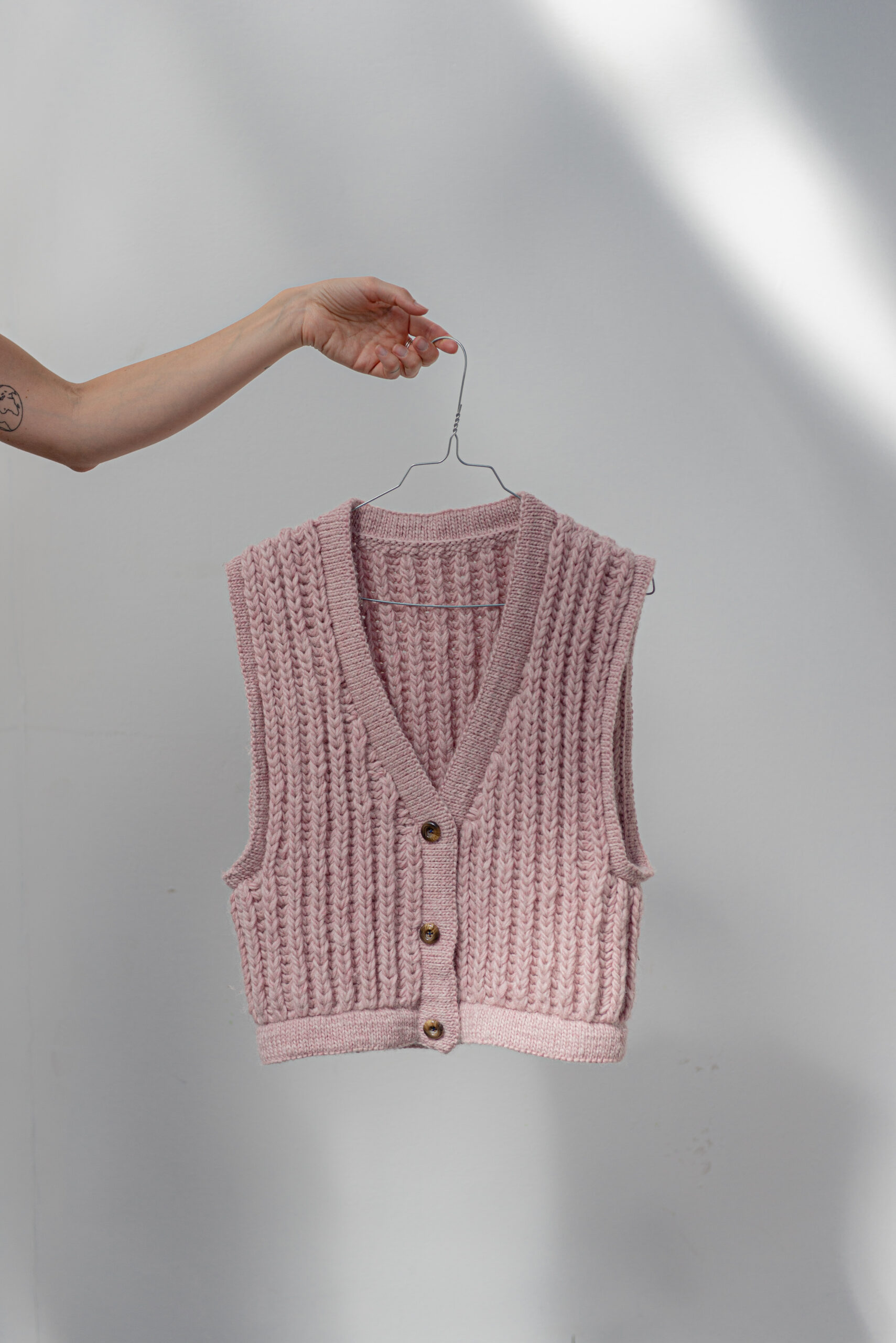 Chunky vest Witre Design